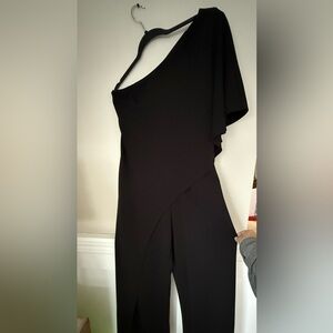 Adrianna Papell Chic Black Jumpsuit - hemmed to fit shorter woman